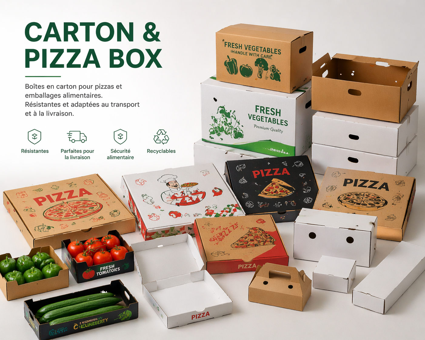 Carton & Pizza Box