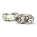 Porte-gobelets 2 places en fibre moulee recyclee