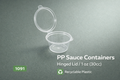 Pot sauce PP 30 ml avec couvercle