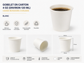 Gobelet carton personnalisé 4oz