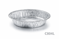 Barquette ronde en aluminium 693 ml