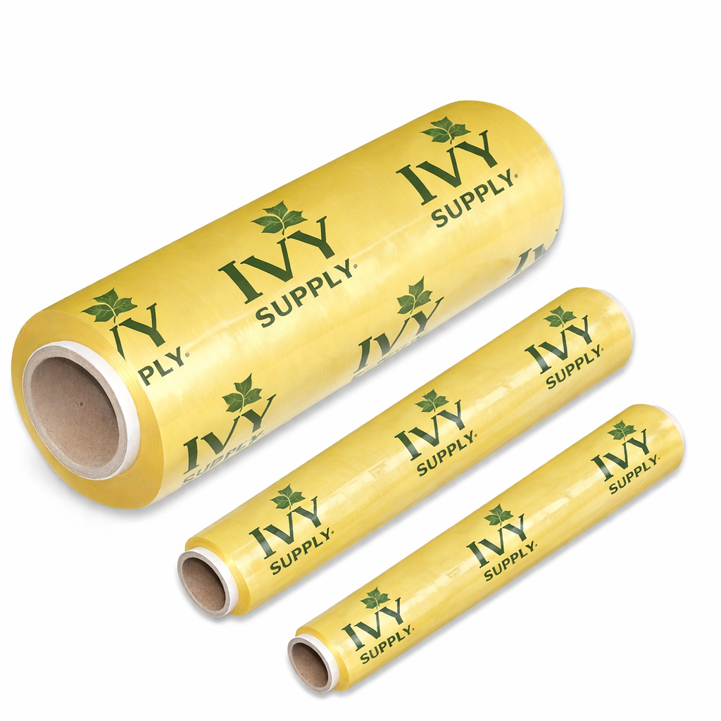 Film alimentaire PE etirable lilas, 45 cm, 10 microns, 1150 g