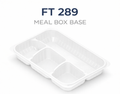Couvercle en PP compatible avec la barquette repas 4 compartiments FT 288