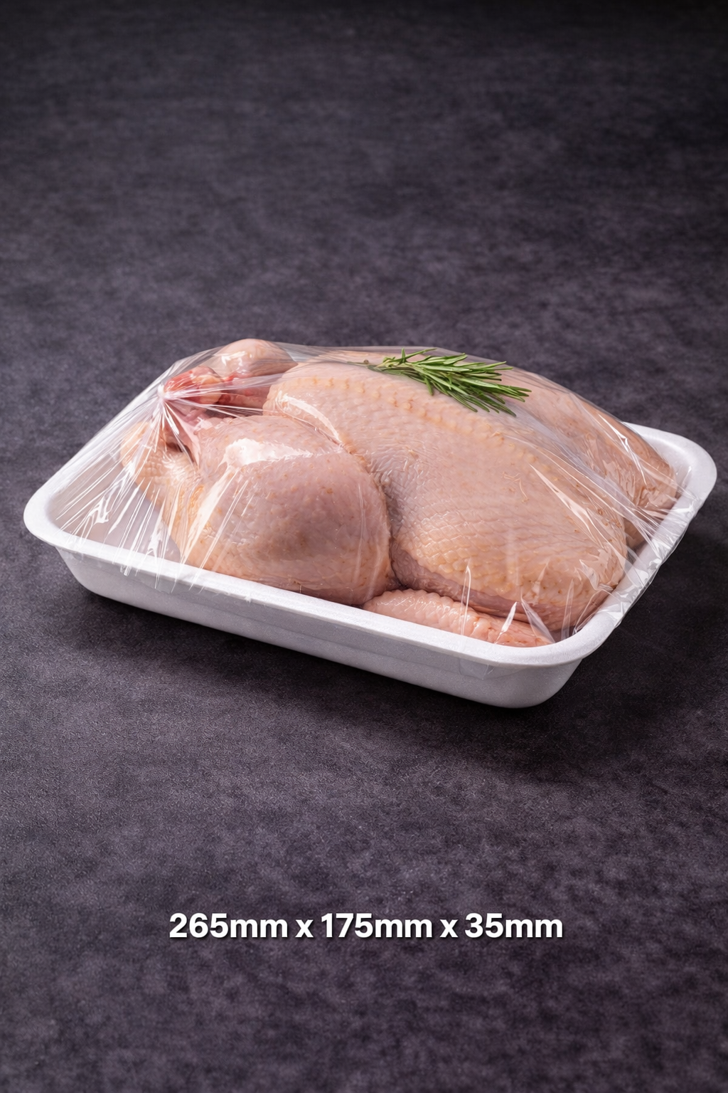 Barquette absorbante blanc