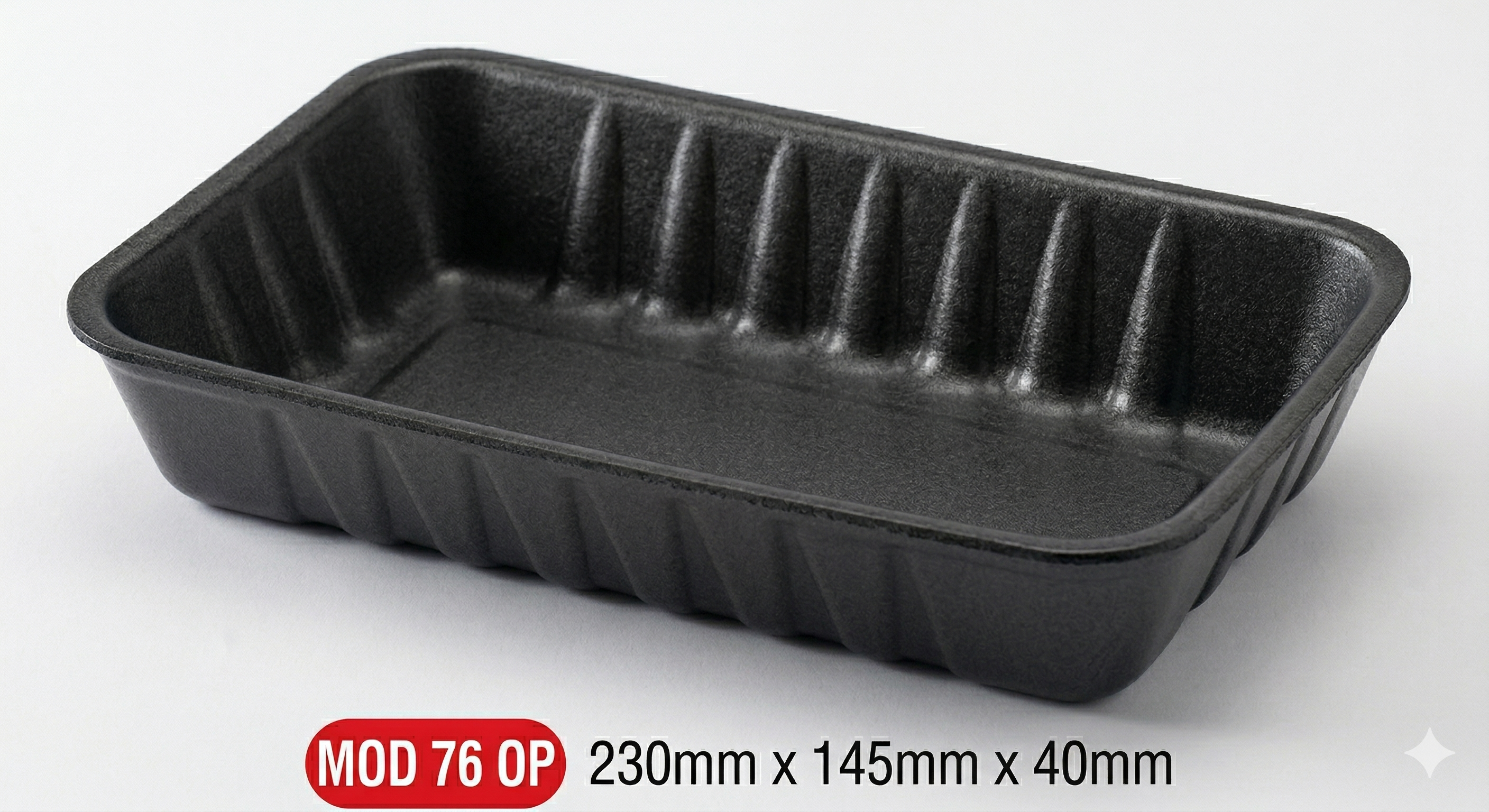 Barquette absorbante noir