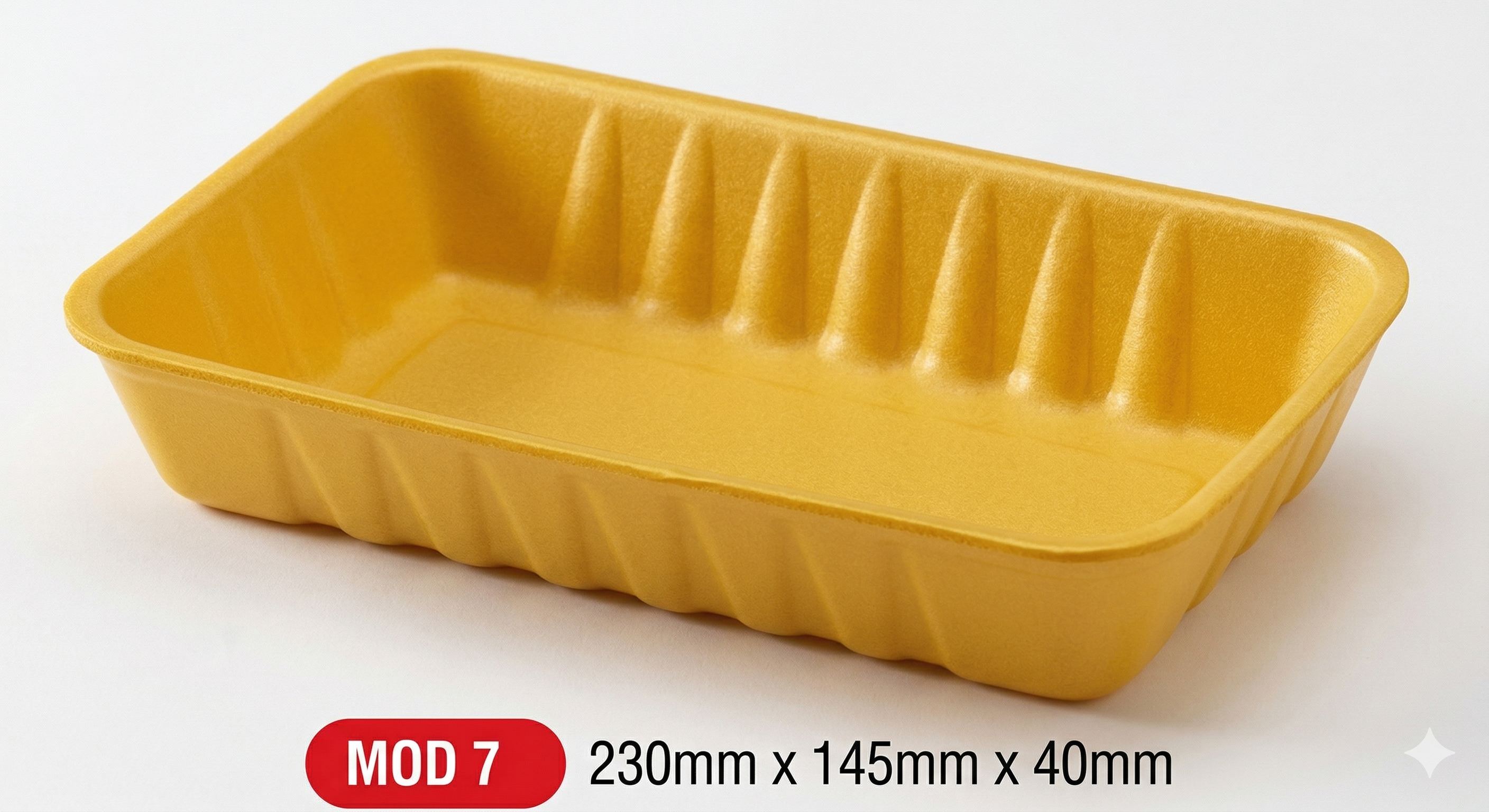 Barquette absorbante / famille proche jaune fonce