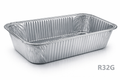 Grande barquette rectangulaire en aluminium env. 2625 ml