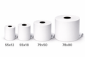 Rouleau thermique 78 mm x 50 m, 65 g/m², sans BPA, pour imprimantes de caisse